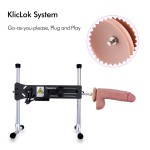 Hismith 10.2" (25.9 cm) Dual Density Realistic Silicone Dildo with Suction Cup & Removable Kliclok
