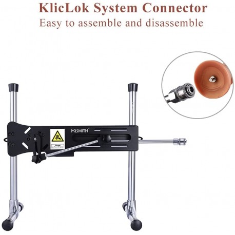 Hismith 10" Silicone Screw Dildo with KlicLok System for Hismith Premium Sex Machine