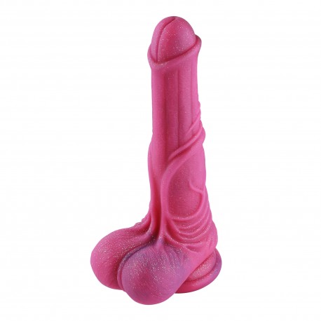 7.1" Silicone Dildo for Hismith Sex Machine with Quick Air Connector, 6.5" Insertable Length, girth: 5.5inch,Flesh
