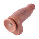 Hismith 9.5" (24.1 cm) Thick Dual Density Silicone Dildo with Realistic Texture