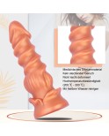 Hismith 8,5 tums böjd jätte silikon borrmask nyhet dildo med sugkopp