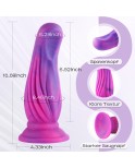 Hismith 9,88 inches super Les meloner dildo med sugekopp