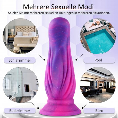 Hismith 9.88 inches super Les melons dildo with suction cup