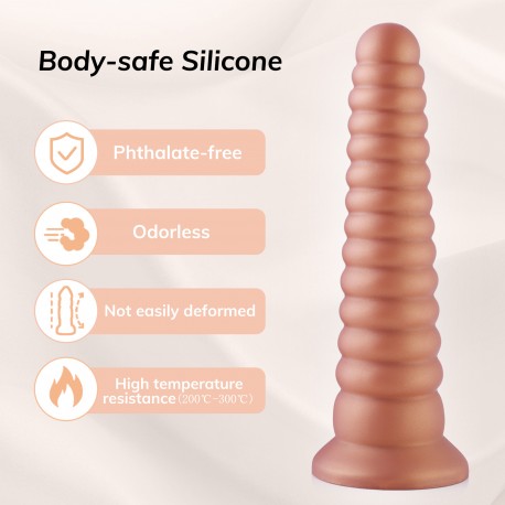 Hismith 10.23 inches Sky Tower anal dildo with Suction Cup