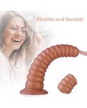Hismith 10,20 tums silikon tornform realistisk penis med sugkopp för handsfree-spel