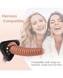 Hismith 10.20 inch Silicone Tower Shape Realistic Penis with Suction Cup for Hands-Free Play