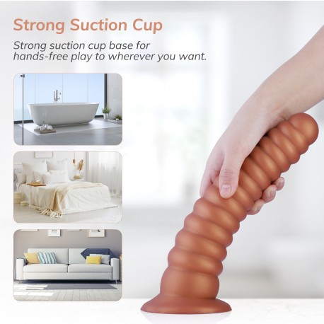 Hismith 10.23 inches Sky Tower anal dildo with Suction Cup