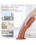 Hismith 10.20 inch Silicone Tower Shape Realistic Penis with Suction Cup for Hands-Free Play