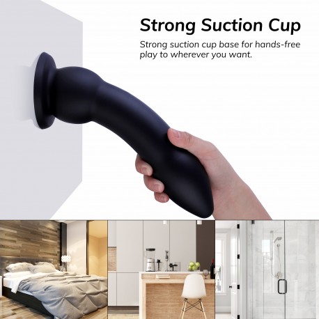 Hismith 10.30 inches Bullet Anal dildo with Suction Cup