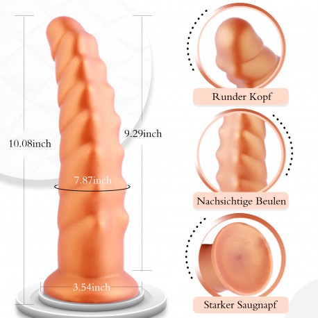 Hismith 10.08 inches Huge Arthropod Dildo with suction cup