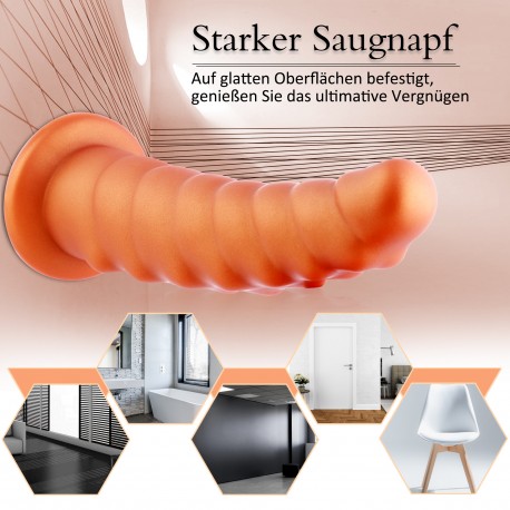 9 inches Realistic Dildo Bend Any Shape With Suction Cup