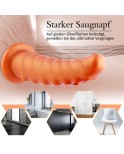 9 pulgadas Realistic Dildo doblar ninguna forma con ventosa
