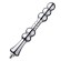 8,2 ”Metal Bead Anal Dildo, Glat Aluminium Anal Wand med KlicLok System til Premium Sex Machine
