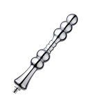 8.2” Metal Bead Anal Dildo, Smooth Aluminium Anal Wand with KlicLok System for Premium Sex Machine