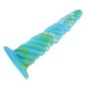 Hismith 10,12 tums Awl-form blandade färger Silikondildo med sugkopp