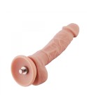 7.1" Silicone Dildo for Hismith Sex Machine with Kliclok Connector, 5.1" Insertable Length,small size