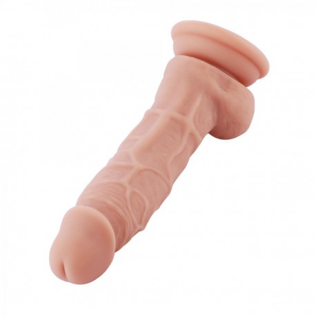 6.9" Silicone Dildo for Hismith Sex Machine with Quick Air Connector, 5.3" Insertable Length,small size