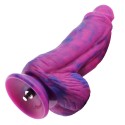 Hismith 9,35 '' Enormt svakt buet silikondildo med KlicLok -system