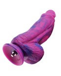 Hismith 9,35 '' Enormt svagt krökt silikondildo med KlicLok -system