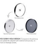 Hismith 5,5'' sugkoppsadapter med KlicLok-system, uppdaterad universell dildohållare