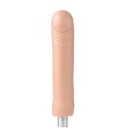 Auxfun Smooth TPE dildo with build-in keel，3XLR Connector/ 3 Pin Attachments