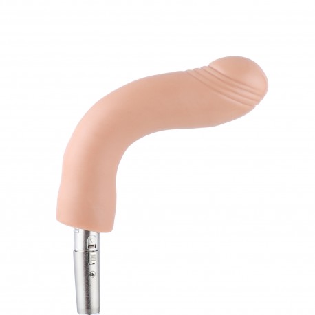 Auxfun Glatter TPE-Dildo mit eingebautem Kiel, 3XLR-Anschluss/3-Pin-Befestigungen