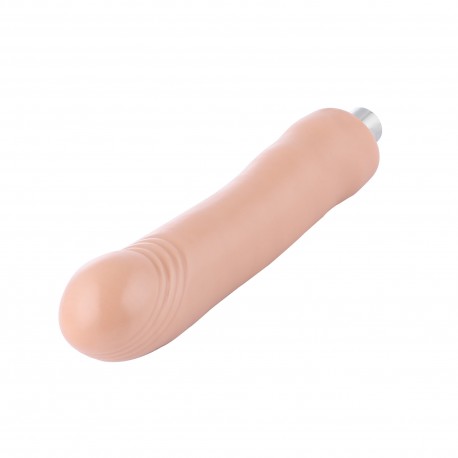 Auxfun Gladde TPE-dildo met ingebouwde kiel, 3XLR-connector / 3-pins fittingen
