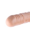 Auxfun Veins rings TPE dildo with 3XLR Connector/ 3 Pin Attachments