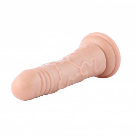 Auxfun Veins rings TPE dildo with 3XLR Connector/ 3 Pin Attachments