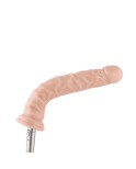 Auxfun ekstra lange vener med fleksibelt rør TPE-dildo med 3XLR-forbindelse/ 3-bens vedhæftede filer
