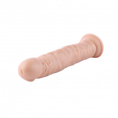 Auxfun ekstra lange vener med fleksibelt rør TPE-dildo med 3XLR-forbindelse/ 3-bens vedhæftede filer