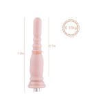 Gode Auxfun en silicone avec connecteur 3XLR / attaches à 3 broches Gode Auxfun en silicone avec connecteur 3XLR / attaches à 3 broches