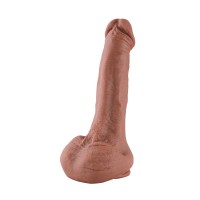 Hismith 11.8" (30 cm) Huge Dual Layered Silicone Dildo with Curved Shaft