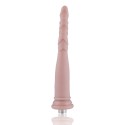 Auxfun silikondildo med 3XLR-kontakt/ 3-stiftsfästen