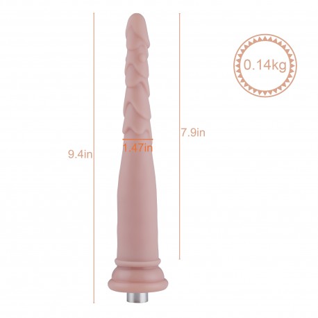 Auxfun Silikondildo mit 3XLR-Anschluss / 3-Pin-Anschlüssen