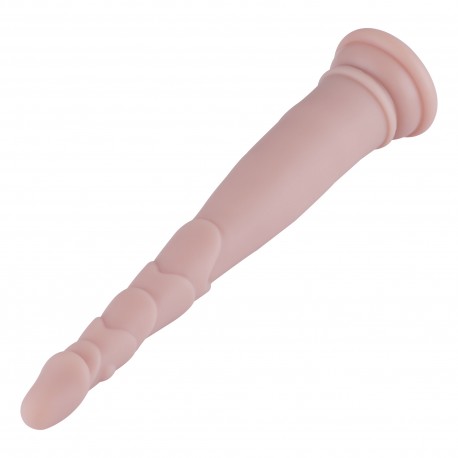 Auxfun silikondildo med 3XLR-kontakt/ 3-stiftsfästen
