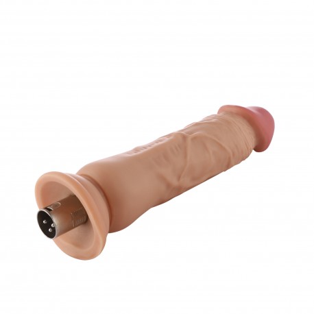 Gode Auxfun extra long avec tuyau flexible TPE avec connecteur 3XLR 3 broches