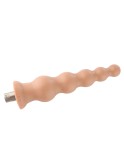 Auxfun anal perle TPE dildo med 3XLR konnektor/ 3 ben vedhæftede filer