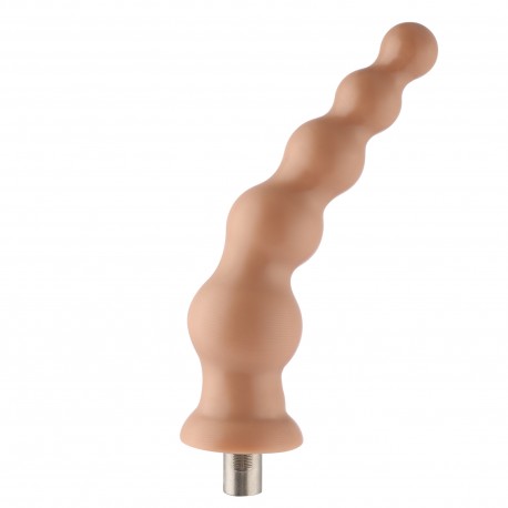Auxfun anal perle TPE dildo med 3XLR konnektor/ 3 ben vedhæftede filer