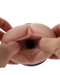 Auxfun Vagina Cup TPE dildo with 3XLR Connector/ 3 Pin Attachments Auxfun Vagina Cup TPE dildo with 3XLR Connector/ 3 Pin Attachments