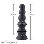 Hismith Gradual Silicone Anal Beads with Suction Cup & Removable Kliclok, 3 Sizes Available Hismith Gradual Silicone Anal Beads with Suction Cup & Removable Kliclok, 3 Sizes Available