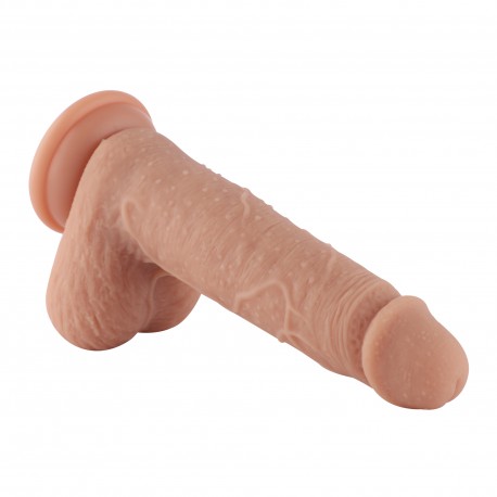 Dildo in silicone Auxfun con connettore 3XLR/attacchi a 3 pin