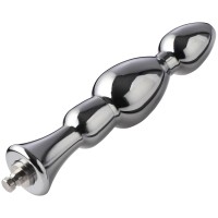 Consolador anal con cuentas de metal Hismith de 6.15"