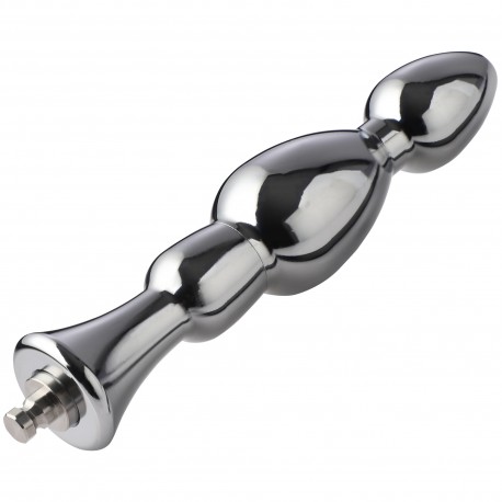 Dildo anale Hismith da 6,15 pollici con perline di metallo