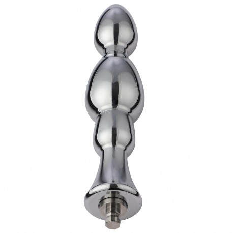 Hismith 6,15 "Metalen Kralen Anale Dildo