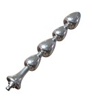 Hismith 8,5" Metalen Kralen Anale Dildo