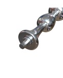 Hismith 8.5” Smooth Aluminium Bead Anal Dildo with Kliclok