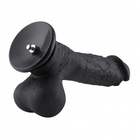 Dildo in silicone nero super enorme Hismith da 12,4 pollici per macchina del sesso premium Hismith