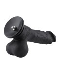 Dildo in silicone nero super enorme Hismith da 12,4 pollici per macchina del sesso premium Hismith