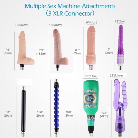 Hismith Basic Automatisk Fucking Machine Til Par, Med Otte 3XLR System Sex Machine Attachments